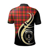 Clan Bain Tartan Polo Shirt - Believe In Me Style UU42 Bain Tartan Tartan Polo